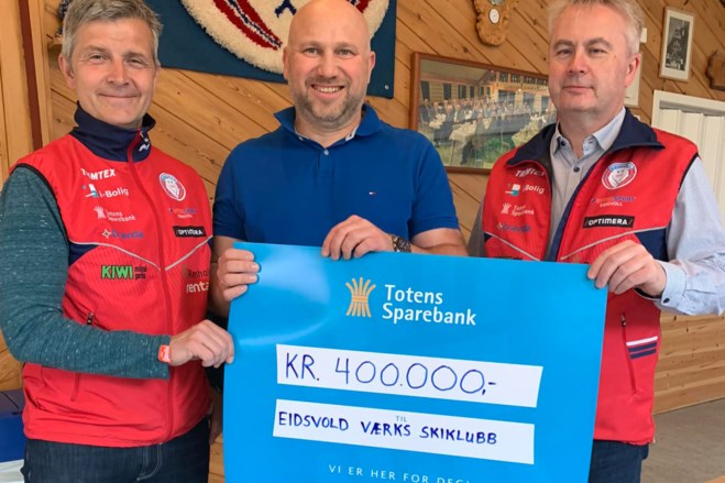 Bilde av gavemottakere