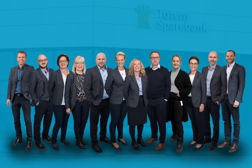 bilde av ansatte på Råholtkontoret