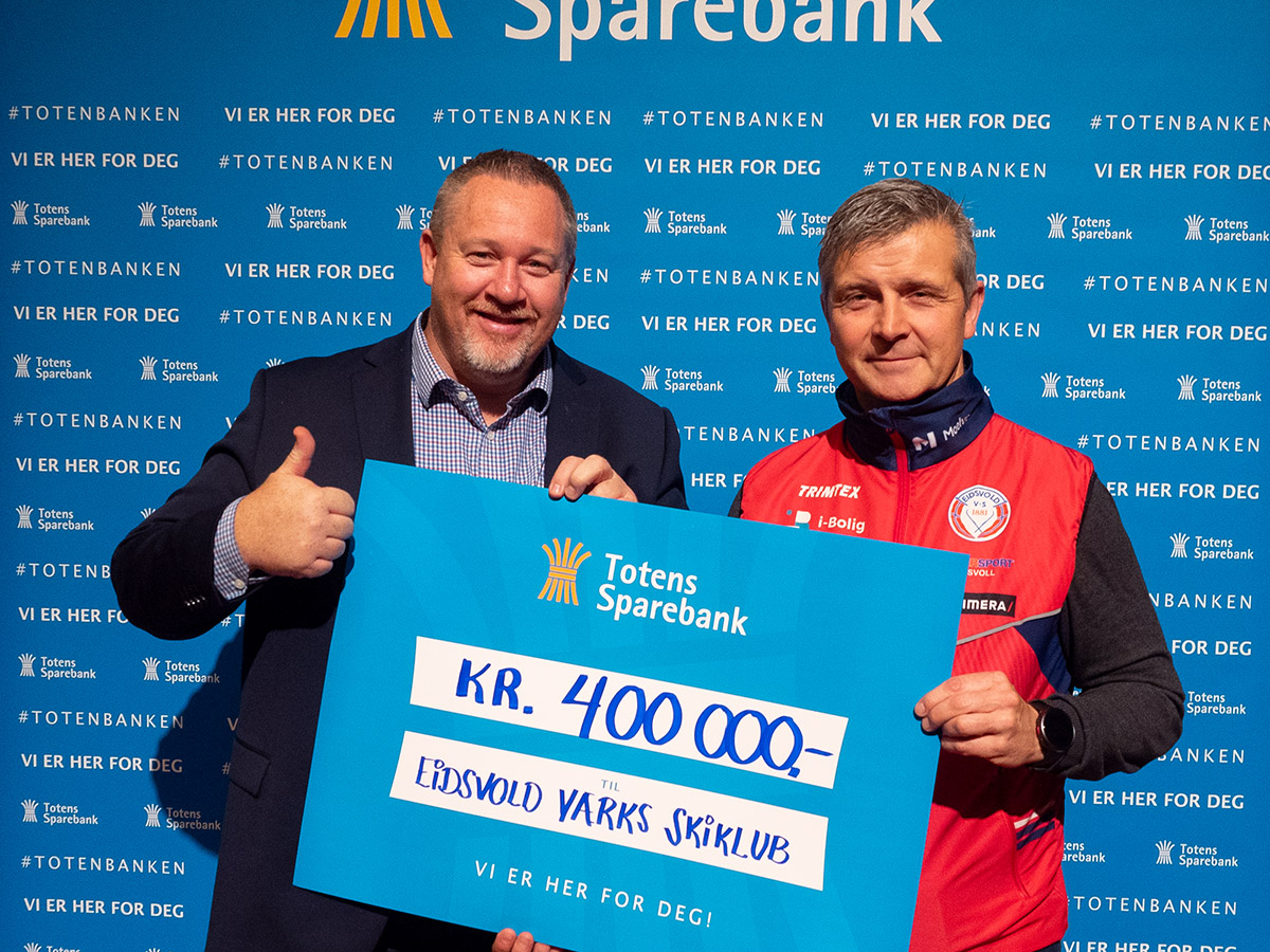 Totendryss gavemottaker Eidsvold Værks Skiklub