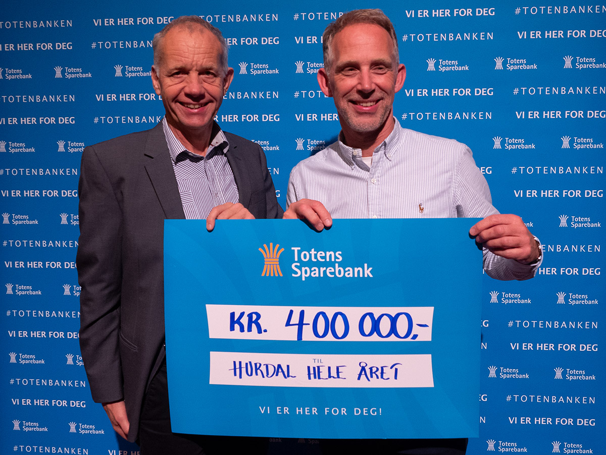 Totendryss gavemottaker Hurdal hele året
